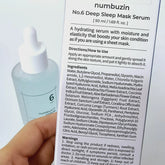 Numbuzin No.6 Deep Sleep Mask Serum 50ml